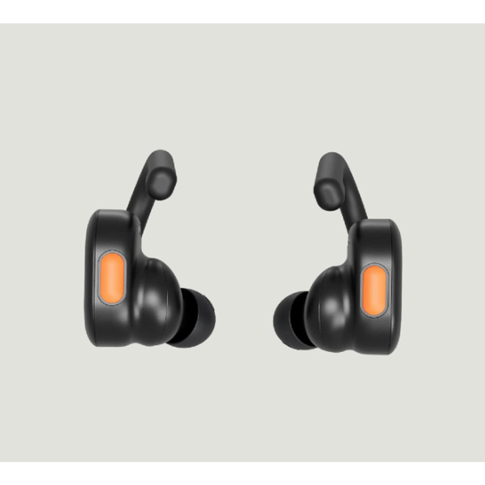 Skullcandy - Push Active True Wireless Sport Earbuds - Black/Orange - Picture 3 of 6